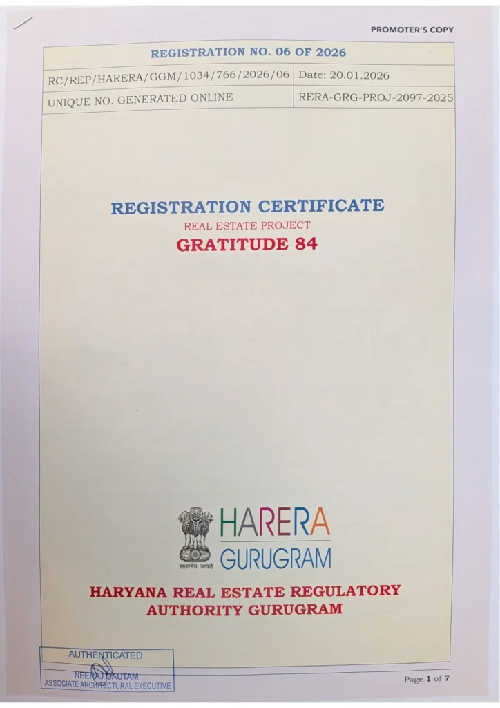 lamose-gratitude-84-rera-number